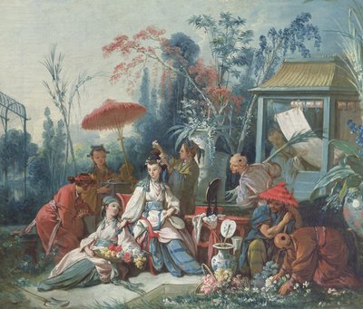 Der chinesische Garten, ca. 1742 von François Boucher